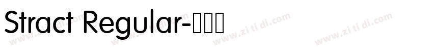 Stract Regular字体转换 Stract Regular字体转换